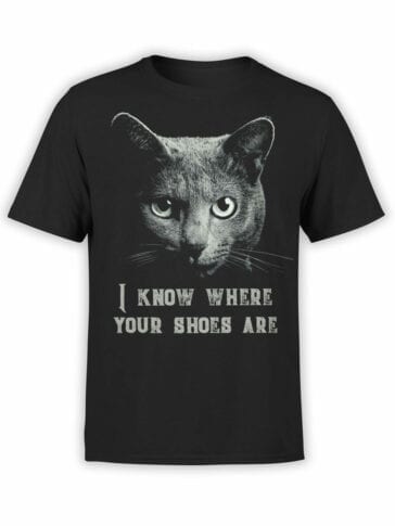 Cat Shirts "Threat from Cat".