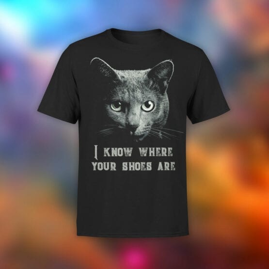 Cat Shirts "Threat from Cat".