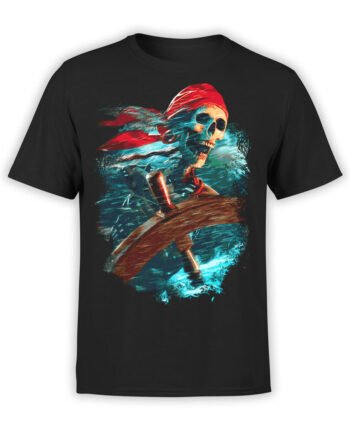 0068 Pirates of the Caribbean T Shirt Helmsman Front