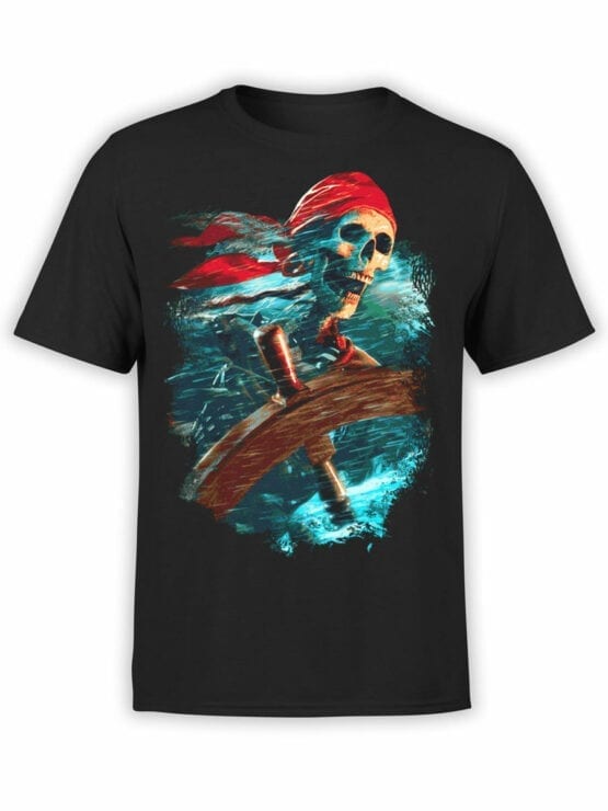 0068 Pirates of the Caribbean T Shirt Helmsman Front