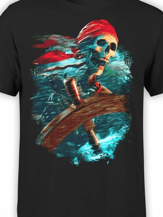 0068 Pirates of the Caribbean T Shirt Helmsman Front Color
