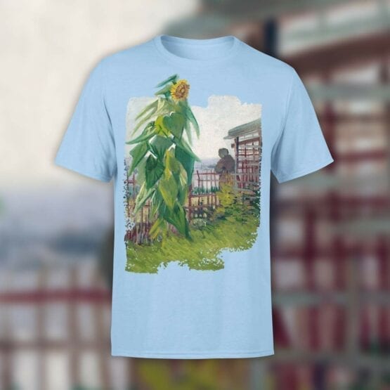 Van Gogh T-Shirt "Allotment with Sunflower". Shirts.