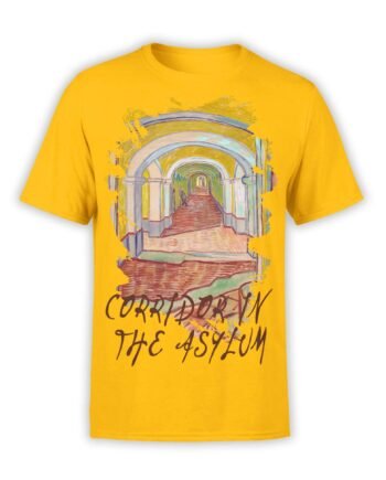 Van Gogh T-Shirt "Corridor In The Asylum". Mens Shirts.