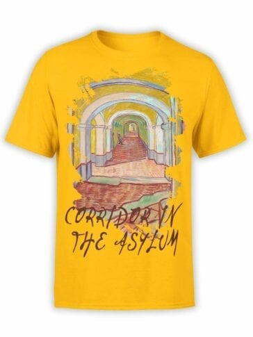 Van Gogh T-Shirt "Corridor In The Asylum". Mens Shirts.