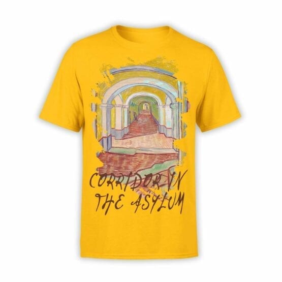 Van Gogh T-Shirt "Corridor In The Asylum". Mens Shirts.