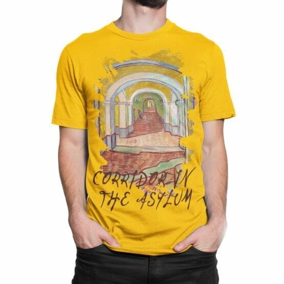 Van Gogh T-Shirt "Corridor In The Asylum". Mens Shirts.