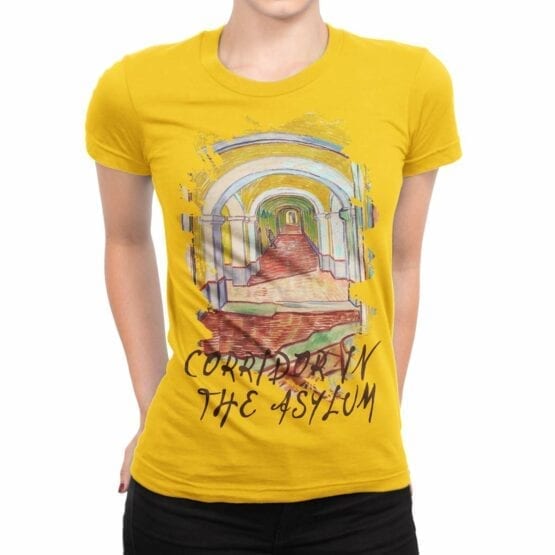 Van Gogh T-Shirt "Corridor In The Asylum". Womens Shirts.