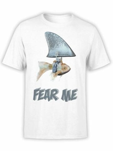 Funny T-Shirt "Fear Me". Mens Shirts.