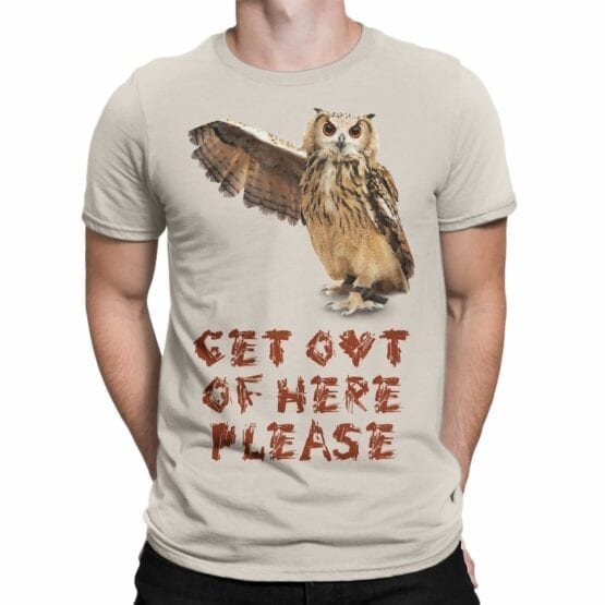 Owl T-Shirt "Get Out". Shirts.