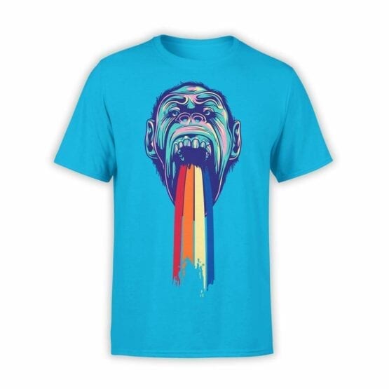 Gorilla T-Shirts "Gorilla Rainbow". Mens Shirts.