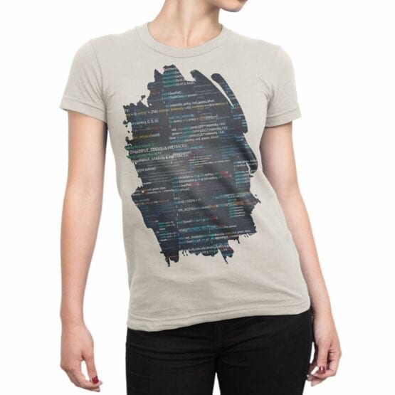 Programmer T-Shirts "I Love Coding". Womens Shirts.
