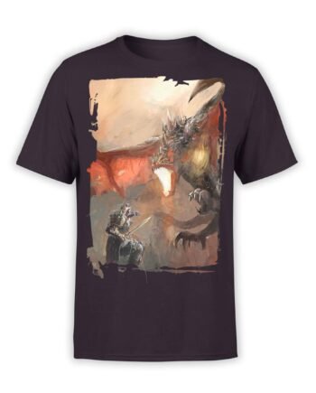 Dragon T-Shirt "Knights and Dragons". Mens Shirts.