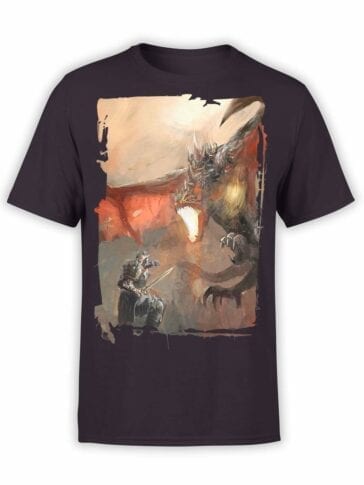 Dragon T-Shirt "Knights and Dragons". Mens Shirts.