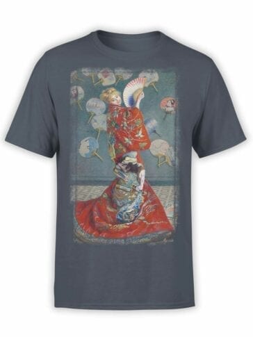 Art T-Shirts "Claude Monet. La Japonaise". Mens Shirts.