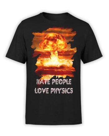 Physics T-Shirts "Nuclear". Mens Shirts.