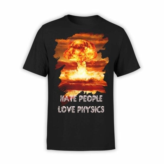 Physics T-Shirts "Nuclear". Mens Shirts.