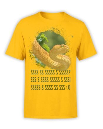 Funny T-Shirts "Snake's Story". Mens Shirts.