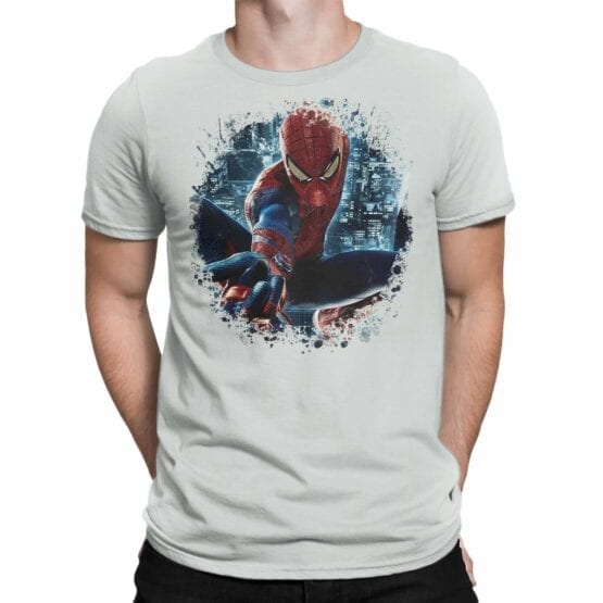 Spiderman T-Shirt "City". Mens Shirts.