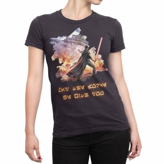Star Wars T-Shirt "The Force". Womens Shirts.