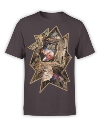 Funny T-Shirts "Trump and Owl". Mens Shirts.