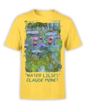 Art T-Shirts "Claude Monet. Water Lilies". Mens Shirts.