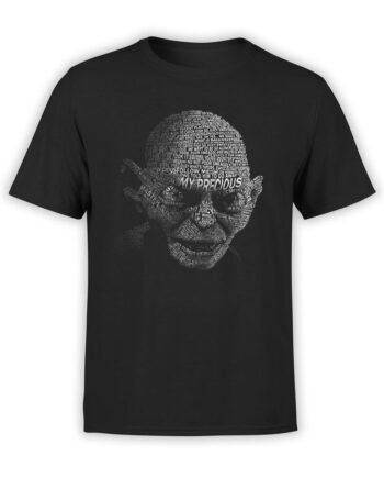 0134 Lord of the Rings T Shirt Gollum Front