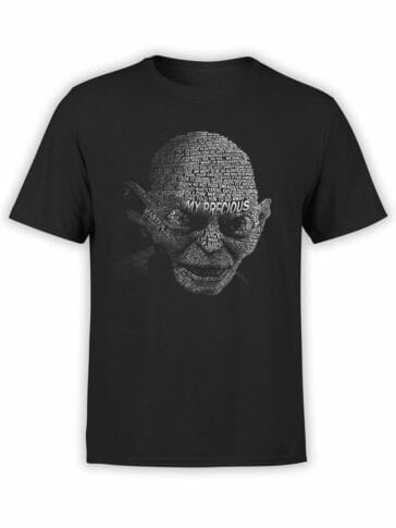 0134 Lord of the Rings T Shirt Gollum Front