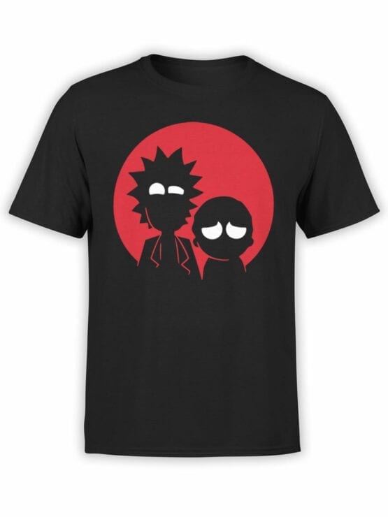0137 Rick and Morty T Shirt Red Front