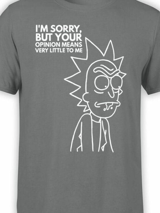 0141 Rick and Morty T Shirt Sorry Front Color