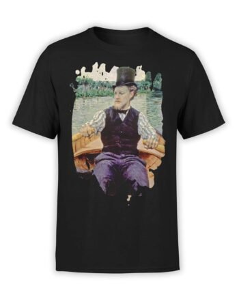 Art T-Shirts "Gustave Caillebotte. Boating Party". Mens Shirts.