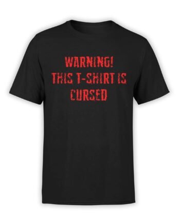 Funny T-Shirts "Cursed". Mens Shirts.