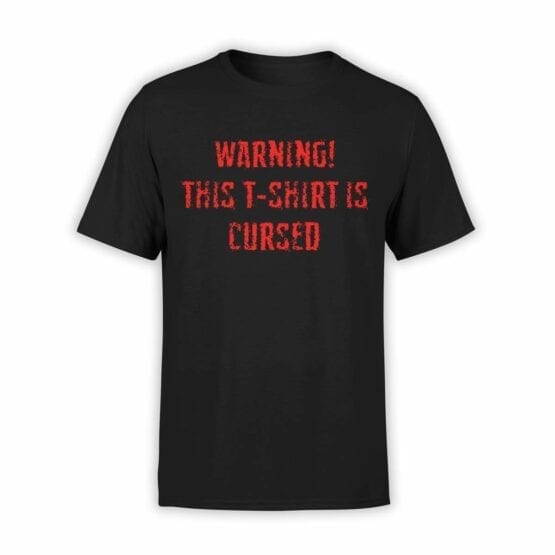 Funny T-Shirts "Cursed". Mens Shirts.
