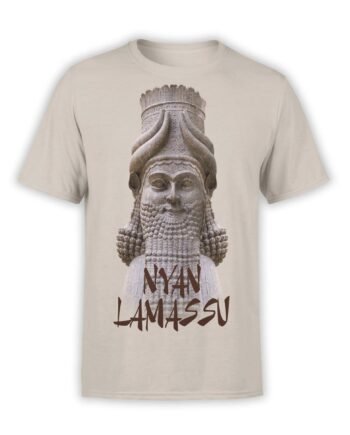 Cool T-Shirts "Nyan Lamassu". Mens Shirts.
