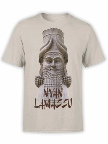 Cool T-Shirts "Nyan Lamassu". Mens Shirts.