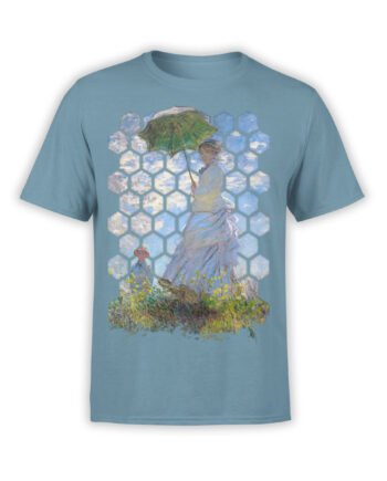Art T-Shirts "Claude Monet. Madame Monet and Her Son". Claude Monet T-Shirts.