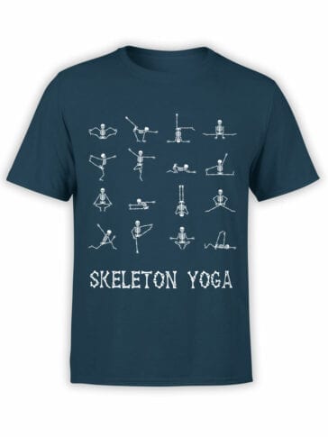 Cool T-Shirts "Sceleton Yoga" Creative t-shirts