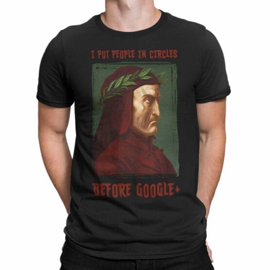 Funny T-Shirts "Dante Alighieri". Cool T-Shirts.