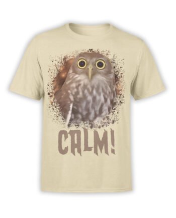 Funny T-Shirts "Calm". Cool T-Shirts.