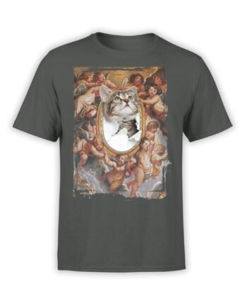 Cat T-Shirts "St. Kitty" Funny T-Shirts
