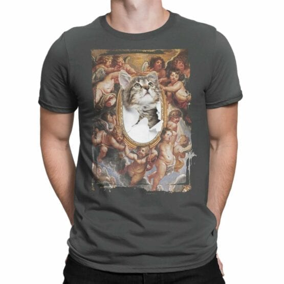 Cat T-Shirts "St. Kitty" Funny T-Shirts