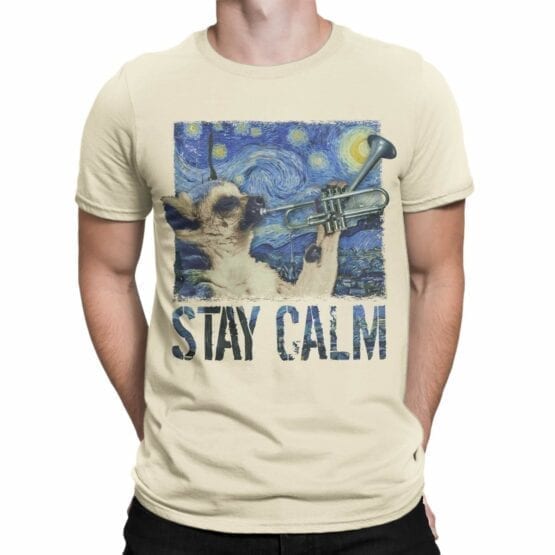 Funny T-Shirts "Calm". Cool T-Shirts.