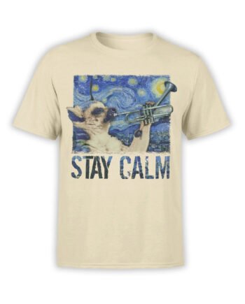 Funny T-Shirts "Calm". Cool T-Shirts.
