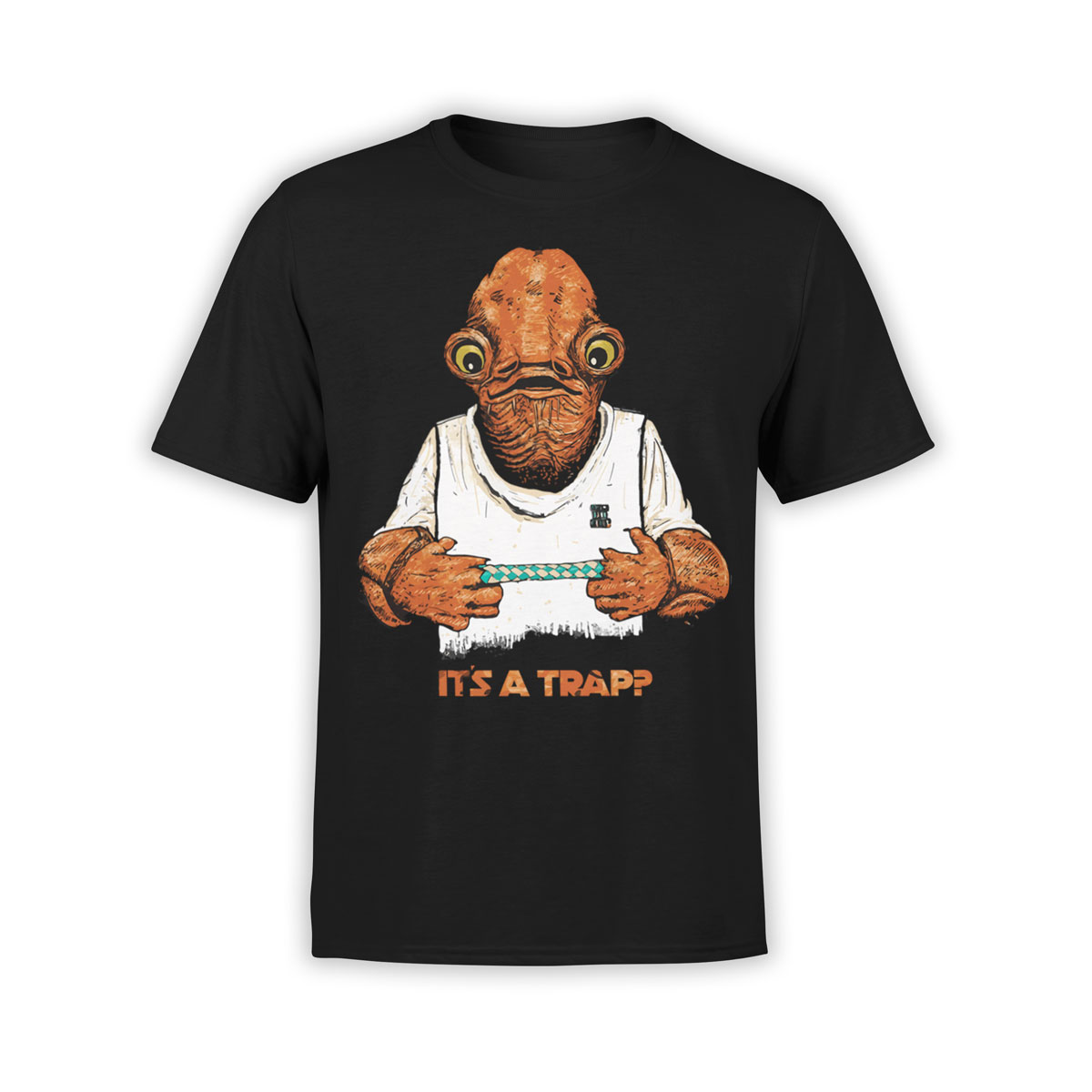 Star Wars Admiral Ackbar Art T-Shirt Men's Women's All Sizes