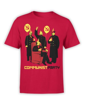 Funny T-Shirts "Communist Party". Cool T-Shirts.