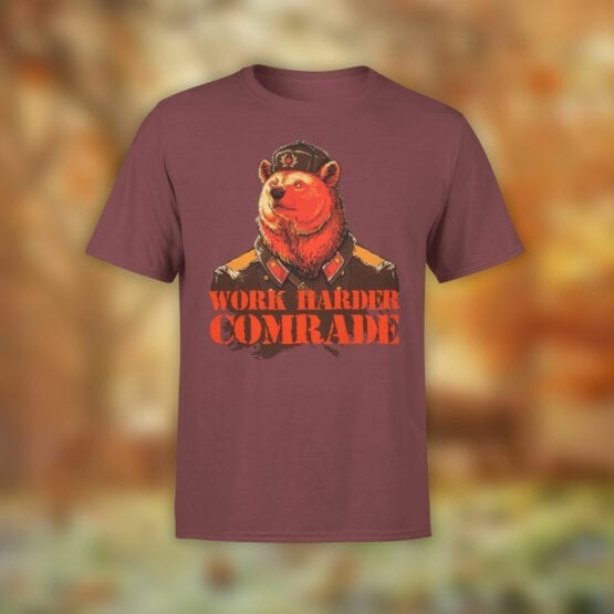 Funny T-Shirts "Work Harder". Cool T-Shirts.