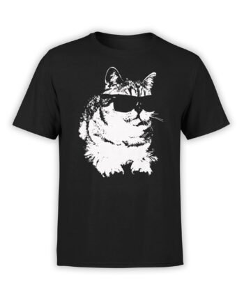 Cat T-Shirts "Deal With It" Funny T-Shirts