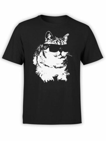 Cat T-Shirts "Deal With It" Funny T-Shirts