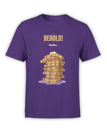 Funny T-Shirts "Waffles". Cool T-Shirts.