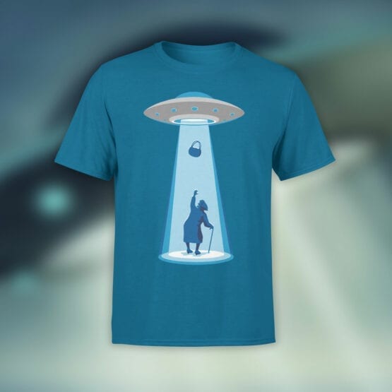 Funny T-Shirts "UFO". Cool T-Shirts.