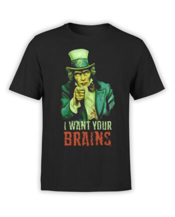 Funny T-Shirts "Brains". Cool T-Shirts.